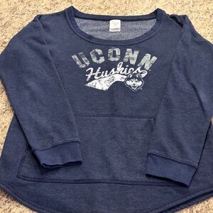 Rivalry Threads Navy UCONN Huskies Kids Sweatshirt